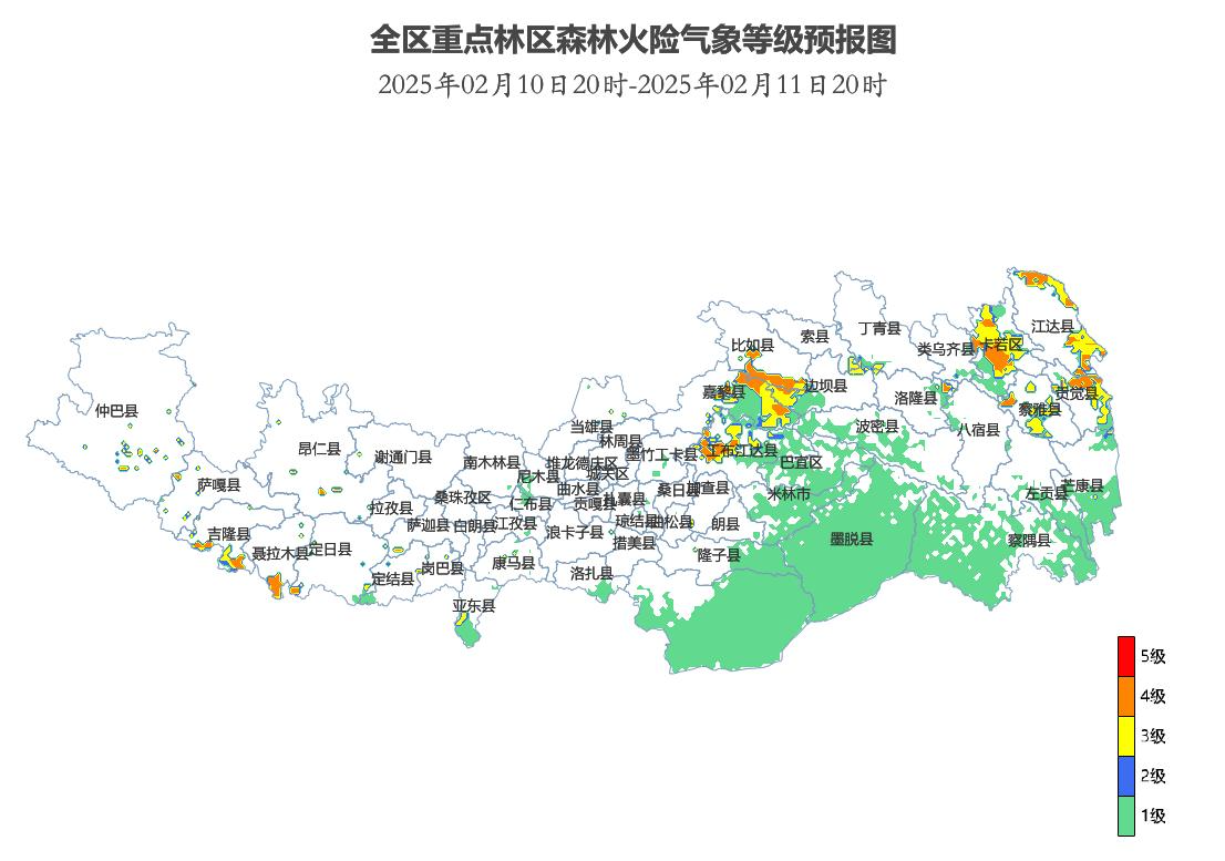 注意！巴青等县森林火险气象等级为四级.png